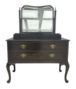 Waring & Gillow - Georgian design mahogany dressing chest