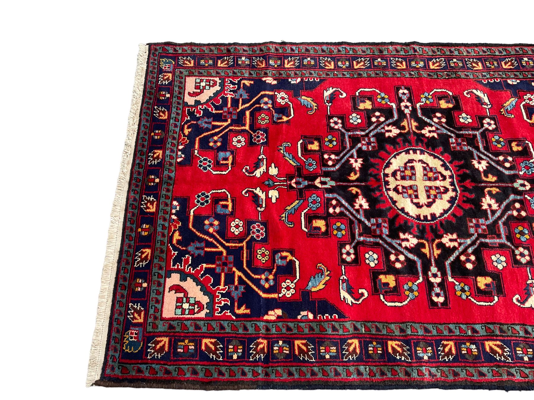 North West Persian Tafresh crimson ground rug - Image 3 of 6