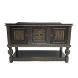 Late 19th/early 20th century Baroque Revival oak buffet sideboard