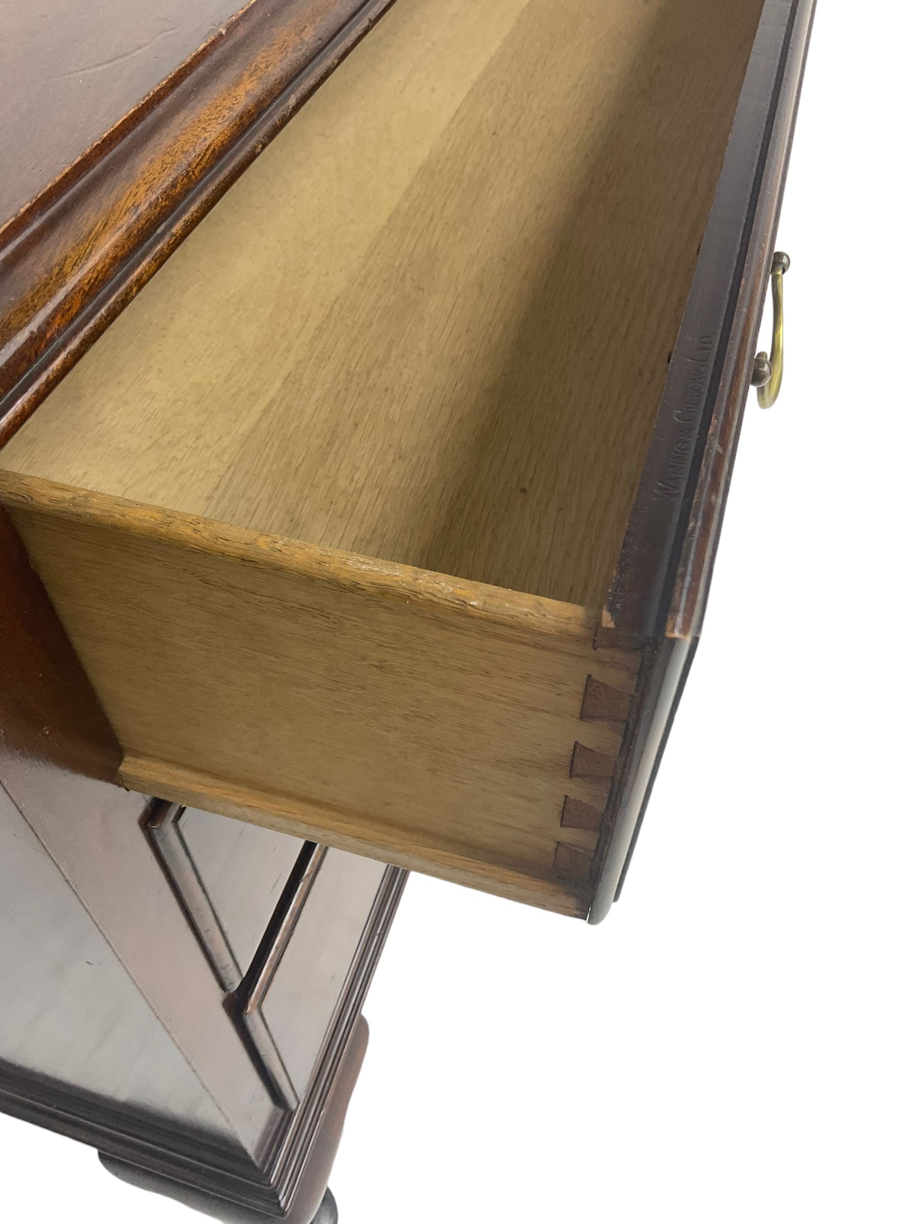 Waring & Gillow - Georgian design mahogany chest - Image 4 of 8