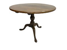 19th century mahogany pedestal table