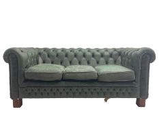 Mid-20th century three seat Chesterfield sofa