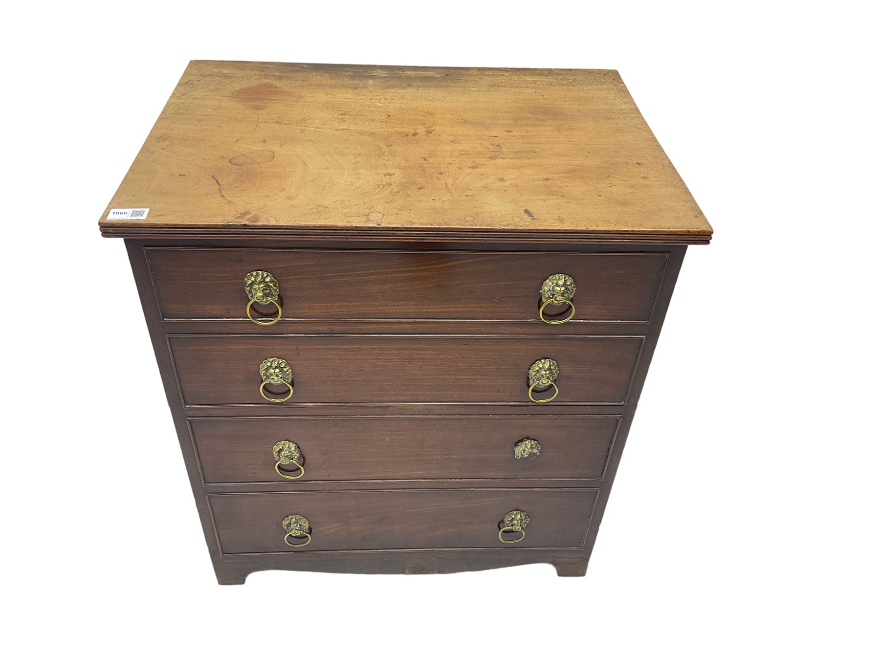 Early 19th century mahogany commode chest - Image 2 of 7
