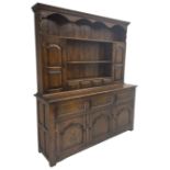18th century design oak dresser