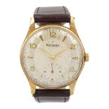 Rotary gentleman's 9ct gold manual wind wristwatch