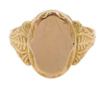 Early 20th century 14ct gold signet ring