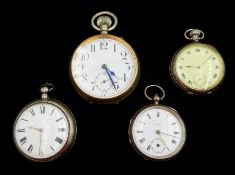 George IV silver pair cased verge fusee pocket watch by Fool
