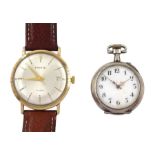 Manis gentleman's 9ct gold manual wind wristwatch