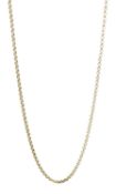 9ct gold rolo link chain necklace