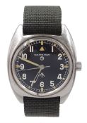 Hamilton British Military stainless steel manual wind wristwatch