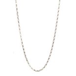 9ct gold cable link necklace