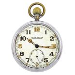 WWII British Military Army issue lever pocket watch by Jaeger-LeCoultre