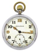 WWII British Military Army issue lever pocket watch by Jaeger-LeCoultre