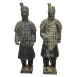 Pair of Chinese 'Terracotta Warrior'