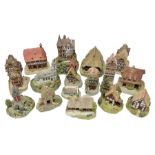 Sixteen Lilliput Lane models from the European collections
