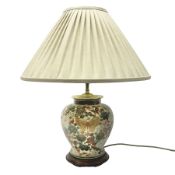 Japanese ceramic table lamp