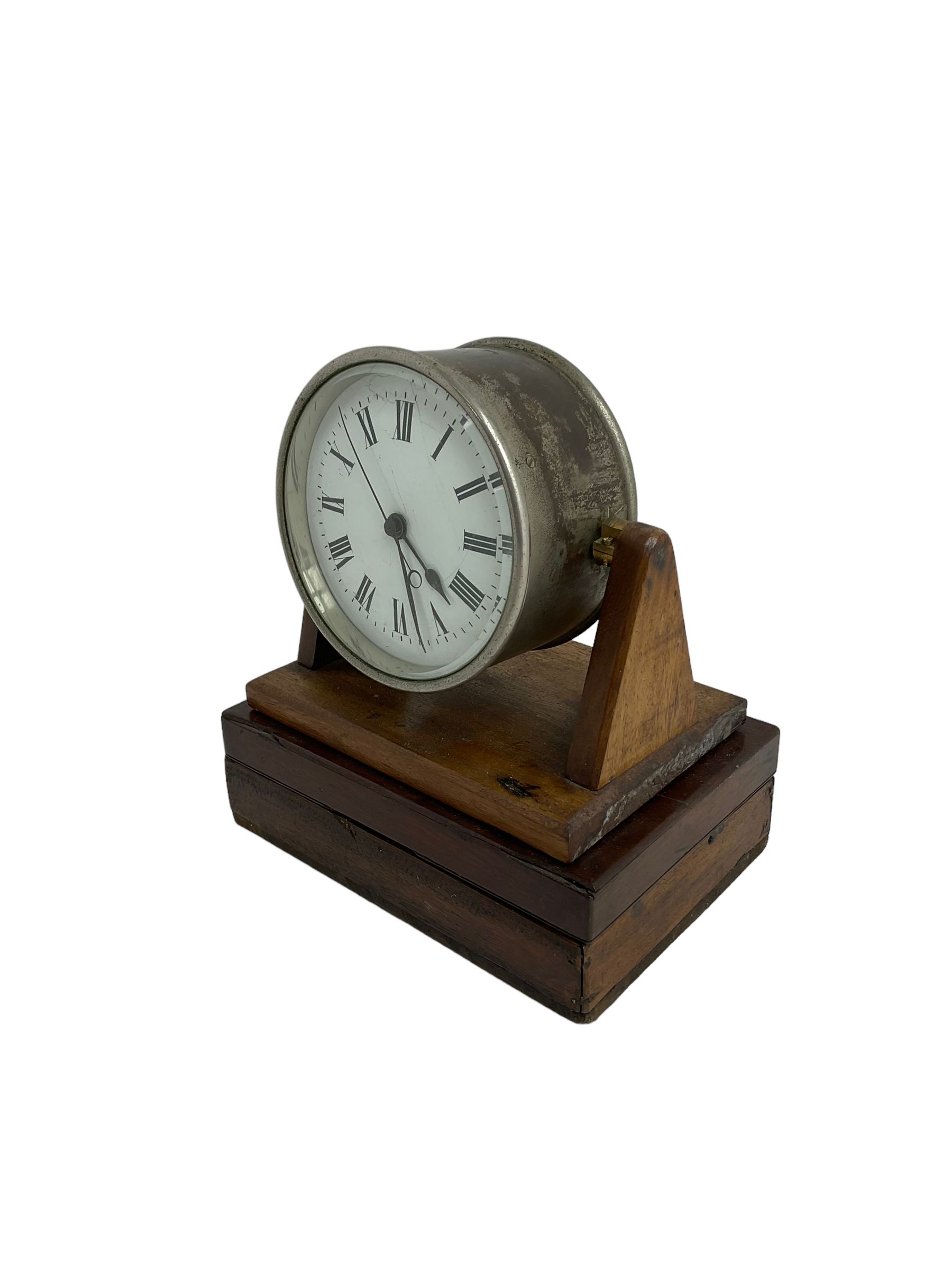 English - Edwardian 8-day desk clock - Image 2 of 3