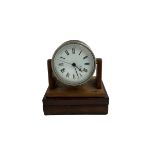 English - Edwardian 8-day desk clock