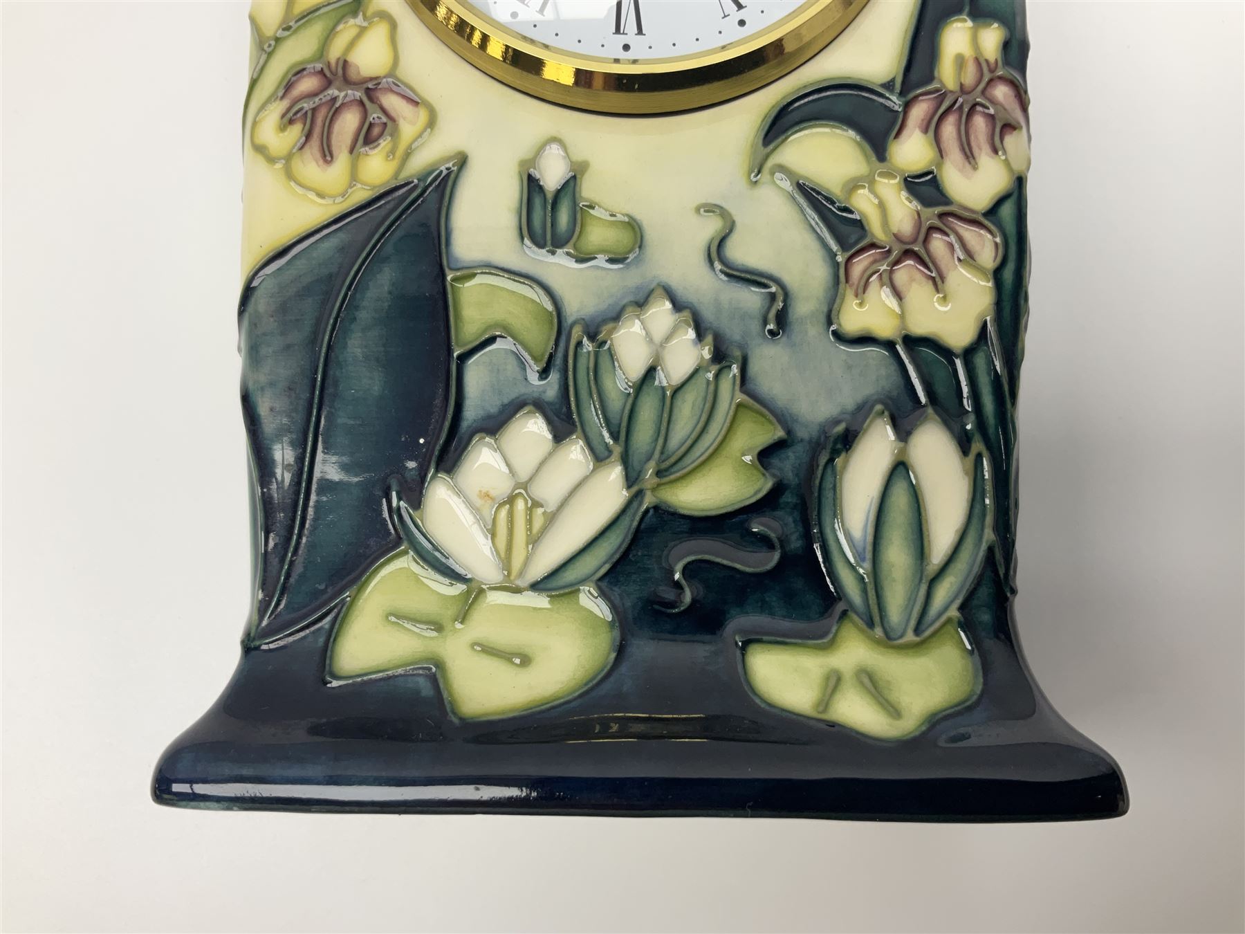 Moorcroft mantel clock - Image 6 of 7