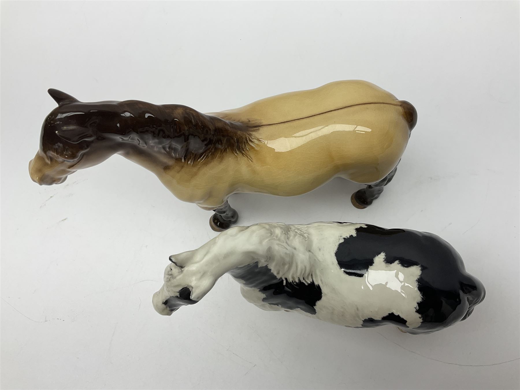 Beswick dun Highland pony no 1644 and piebald Pinto Pony no 1373 - Image 2 of 7