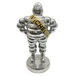 'Michelin Man' chrome plated figure