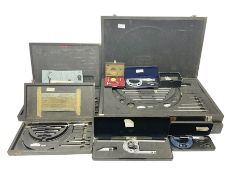 Collection of Moore & Wright and similar micrometers and gauges