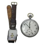 Cyma military issue pocket watch