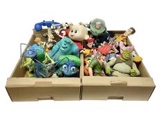 Quantity of modern toys and collectables to include novelty Disney Mickey Dixieland telephone