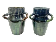 Pair of Art Nouveau style vases