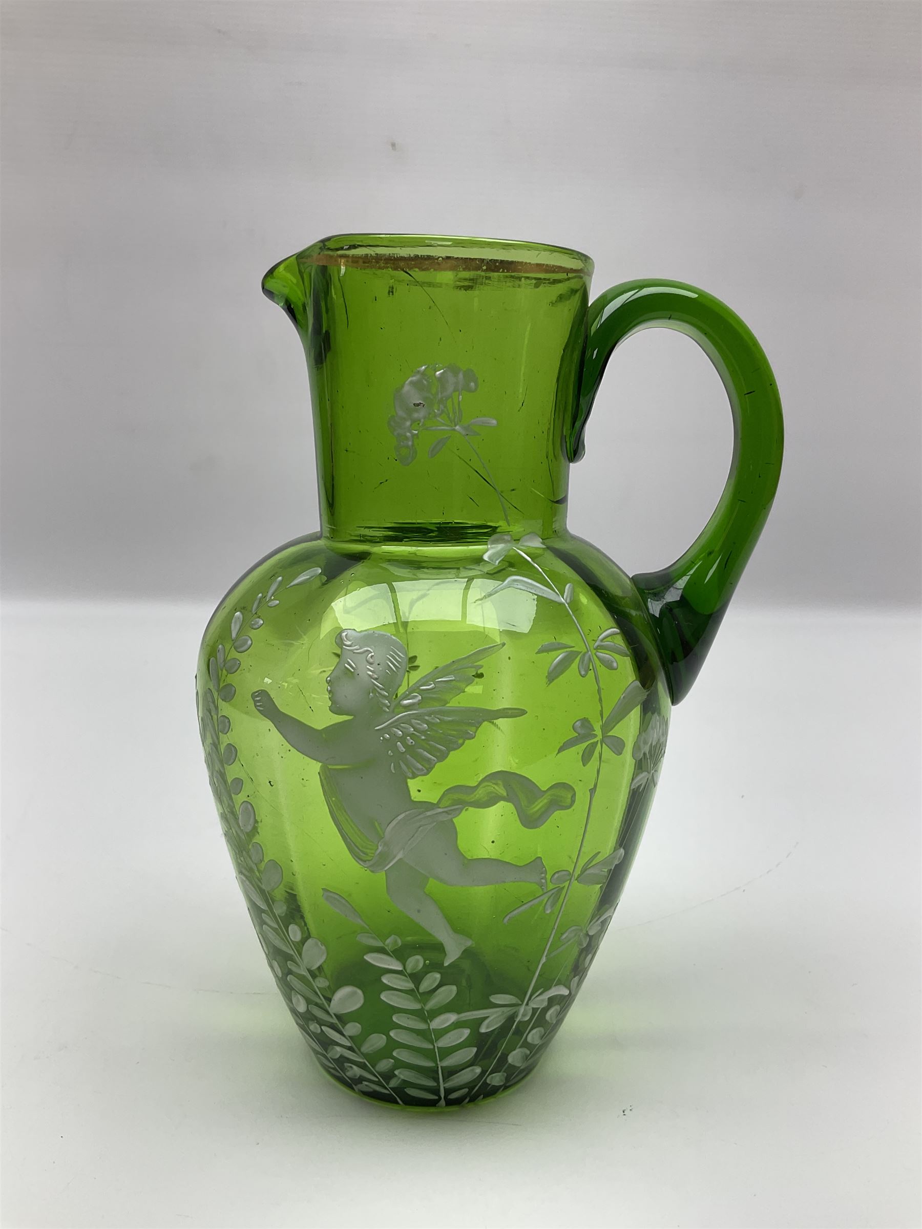 Mary Gregory style jug - Image 7 of 8