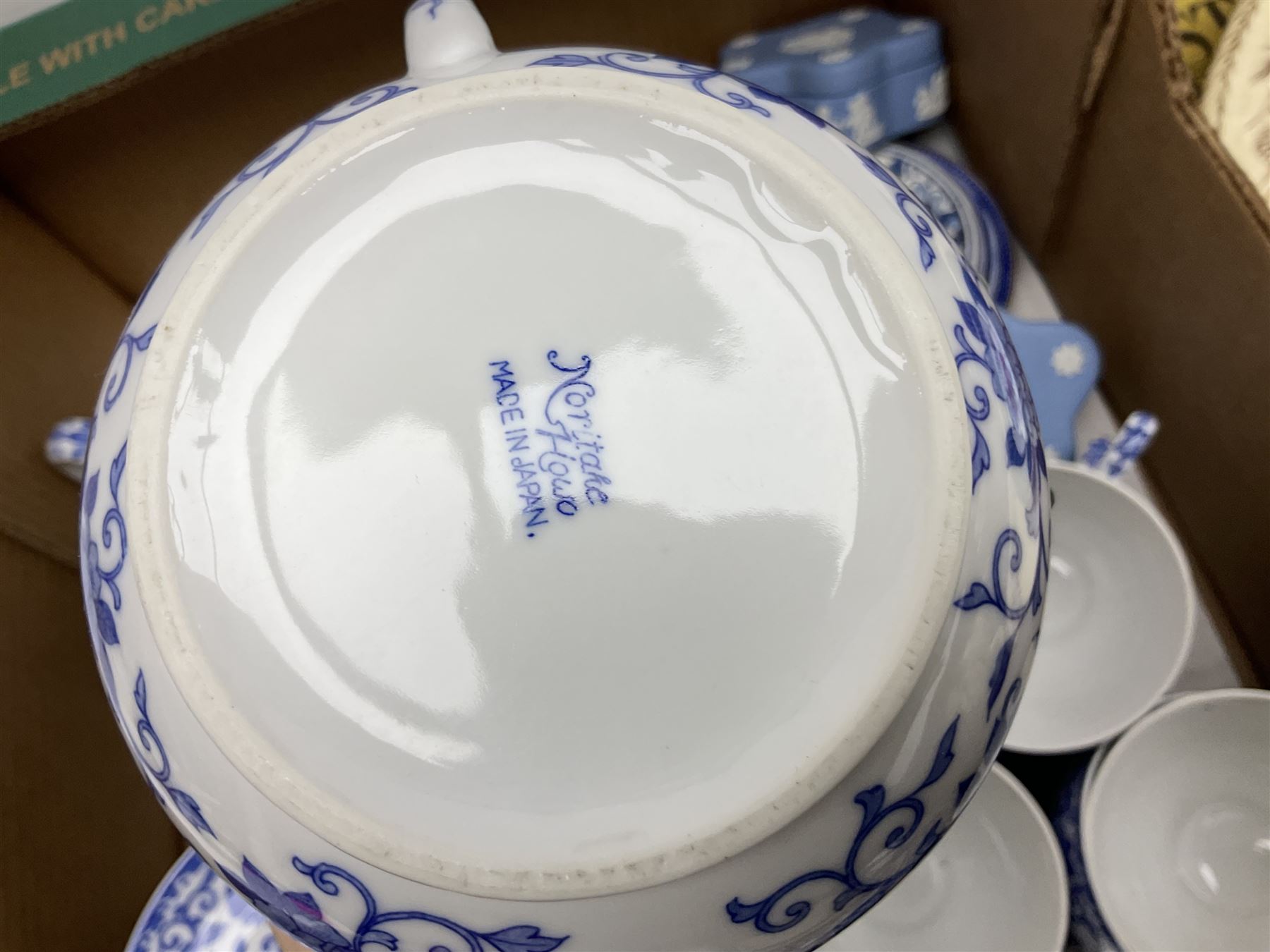 Noritake Howo blue and white tea wares - Image 3 of 12