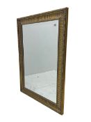 Rectangular gilt frame wall mirror