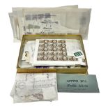 Stamps including Queen Elizabeth II mint decimal stamps in strips