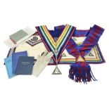 Quantity of Masonic regalia to include aprons