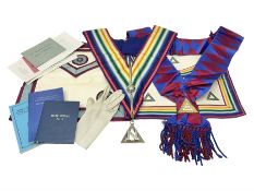 Quantity of Masonic regalia to include aprons