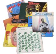 Large collection of vinyl LP records