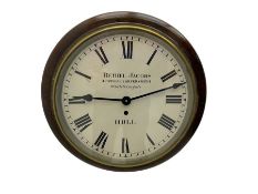 12� wall clock with a battery operated quartz movement