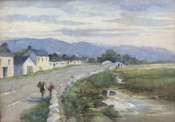 Irish School (Early 20th century): Village Scene