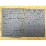 Dorothea Sharp (British 1874-1955): Signed manuscript letter