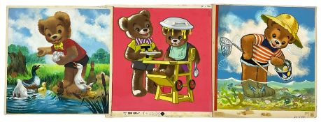 English School (Mid 20th century): Teddy Bears