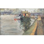 EOJ (British early 20th century): Canal Scene