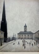 After Laurence Stephen Lowry (British 1887-1976): 'Old Town Hall - Middlesbrough'
