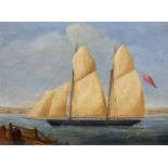 JCU Tuck (English 20th century): British Sailing Yacht