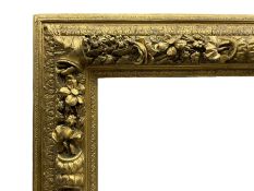 FRAMES - Heavy plaster moulded gilt frame