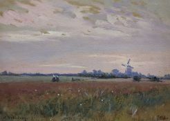 John Dobby Walker (British 1863-1925): 'At Middleburg' - Netherlands