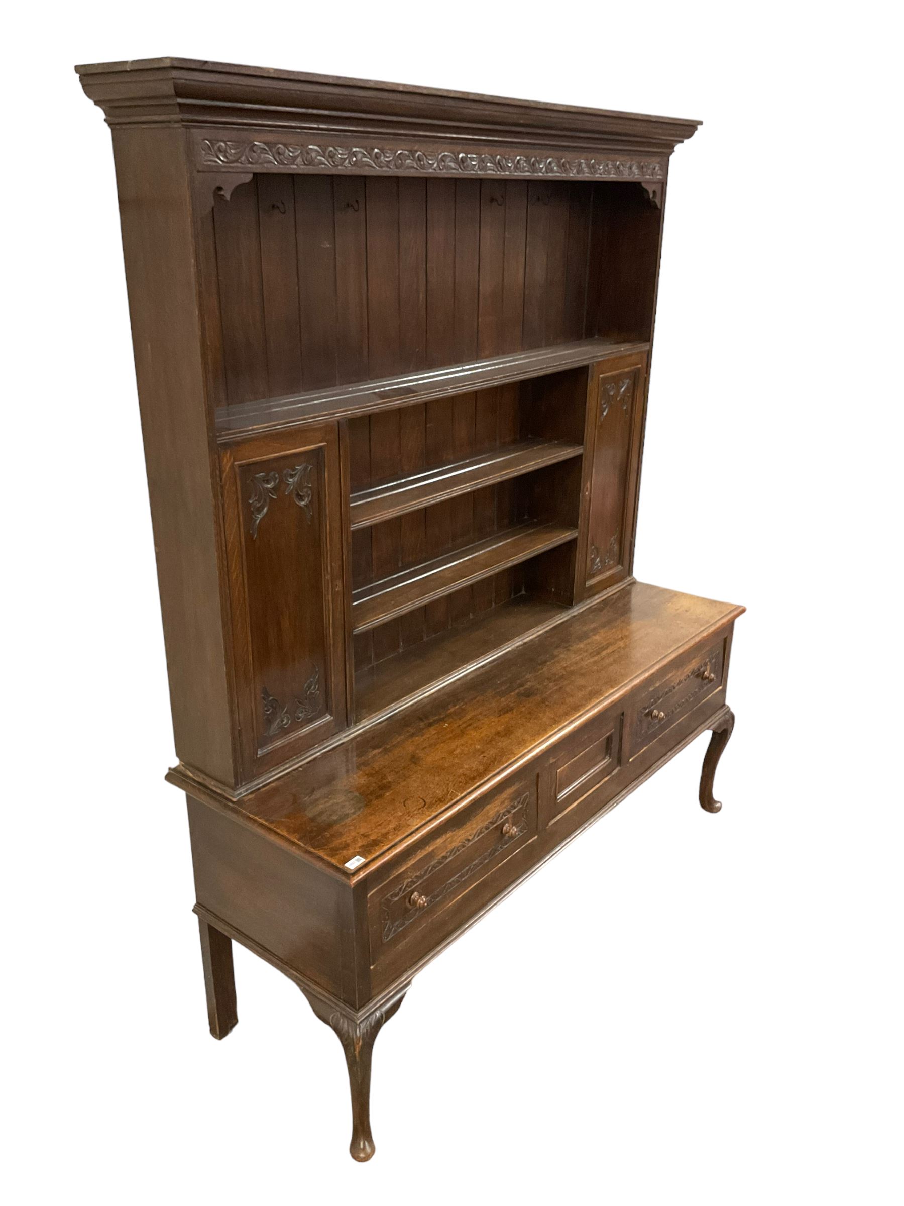 19th century oak dresser - Image 5 of 7