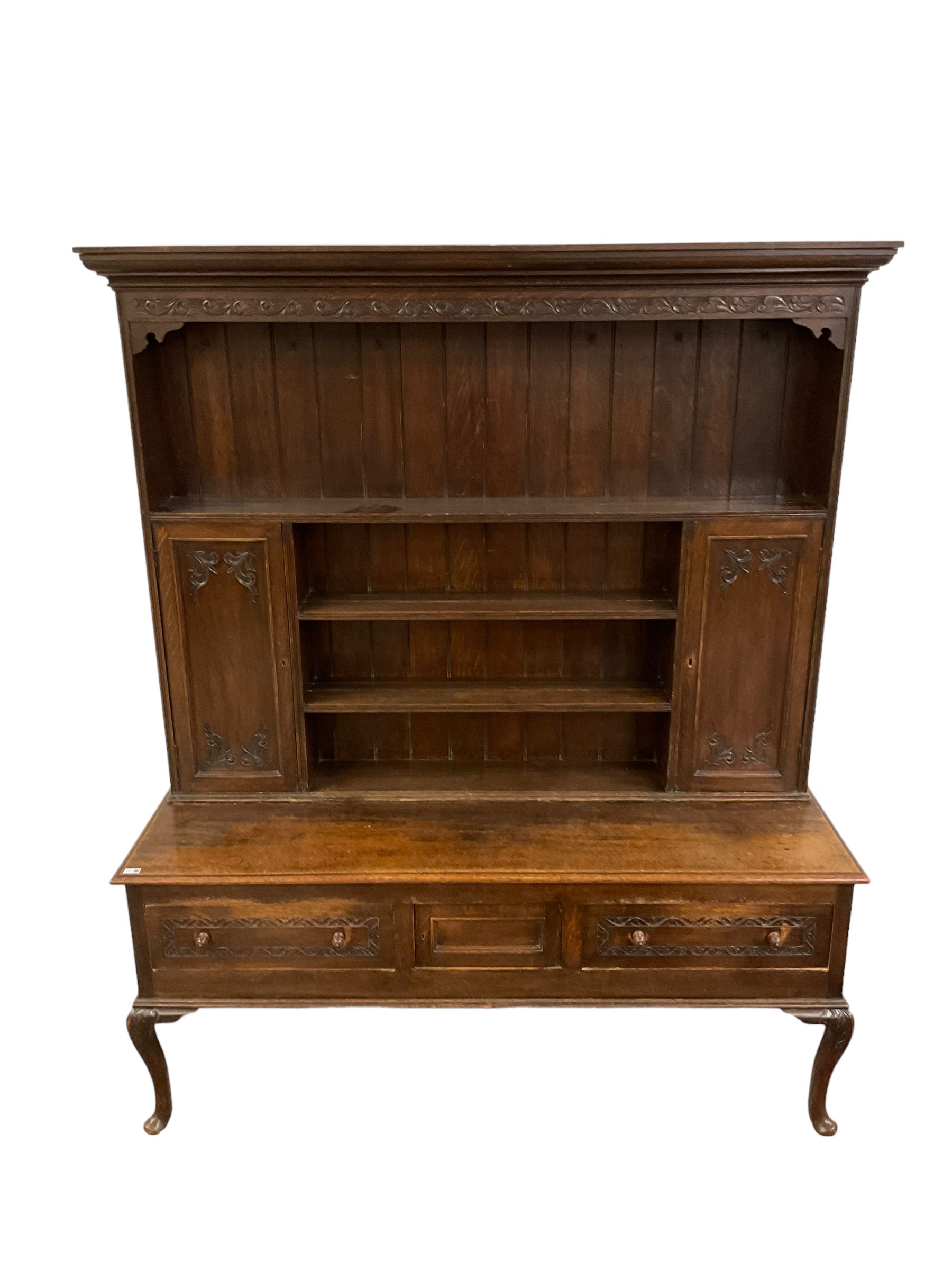 19th century oak dresser - Image 4 of 7