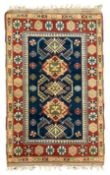 Turkish Anatolian crimson ground rug