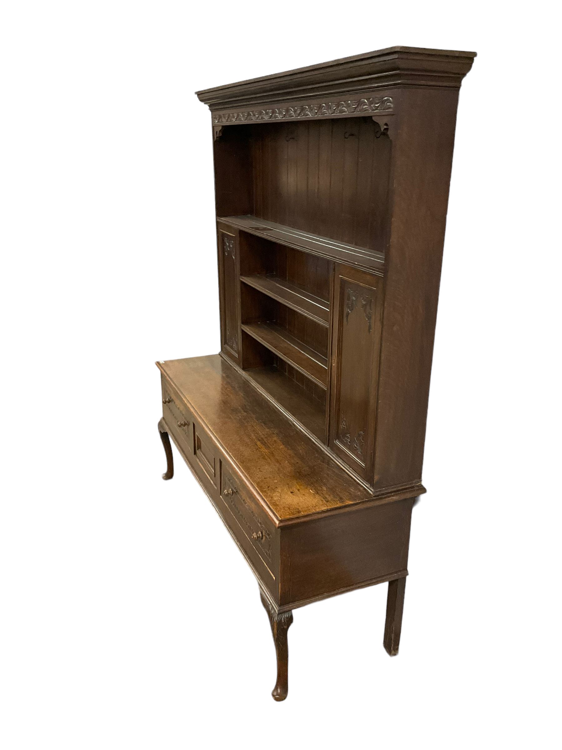 19th century oak dresser - Image 3 of 7