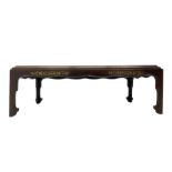 19th century rosewood opium table